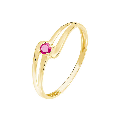Bague Nesryne Or Jaune Rubis - Bagues Femme | Marc Orian