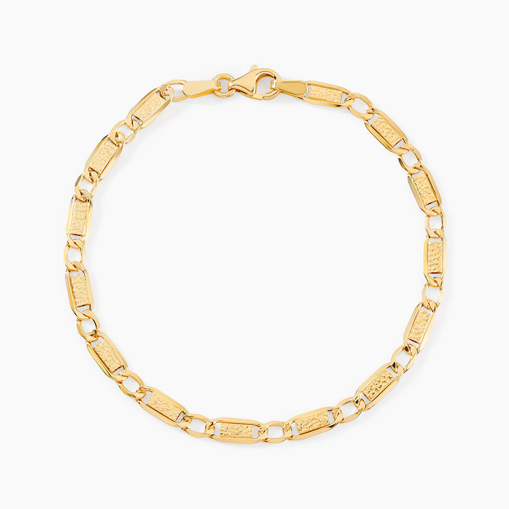 Bracelet Danae Plaquette Or Jaune - Bracelets mailles Femme | Marc Orian