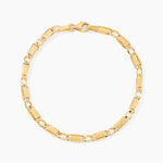 Bracelet Danae Plaquette Or Jaune - Bracelets mailles Femme | Marc Orian
