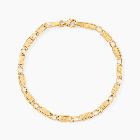 Bracelet Danae Plaquette Or Jaune - Bracelets mailles Femme | Marc Orian