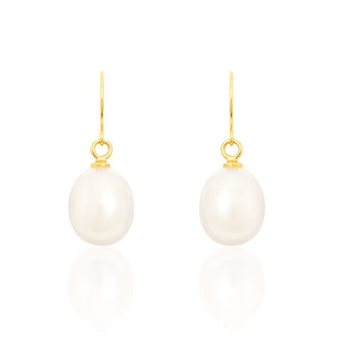 Boucles D'oreilles Pendantes Baroque Or Jaune Perle De Culture - Boucles d'oreilles Pendantes Femme | Marc Orian