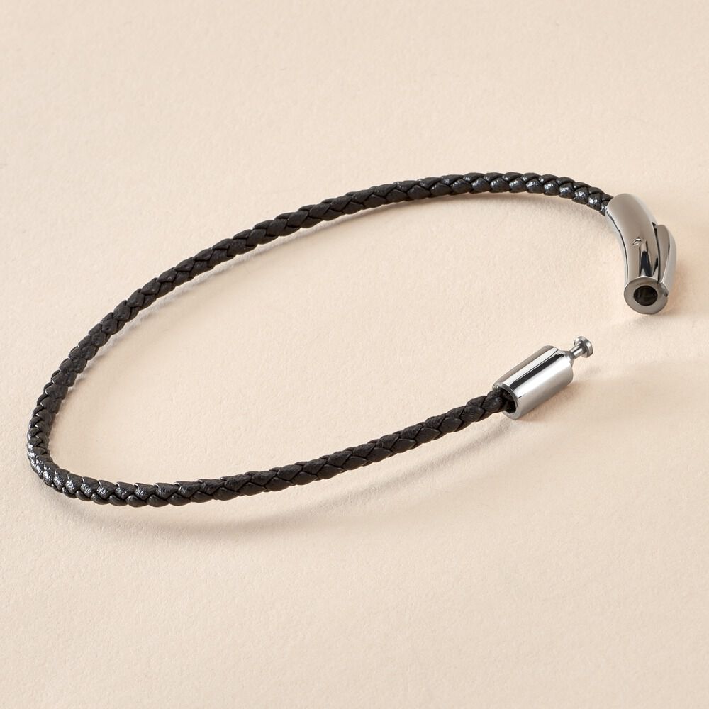 Bracelet Casimiro Acier Blanc - Bracelets cuir Homme | Marc Orian