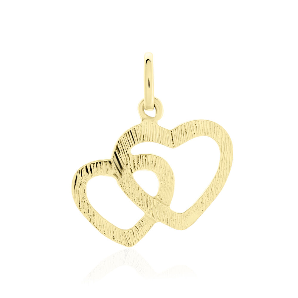 Pendentif Eudocie Coeurs Ciseles Or Bicolore - Pendentifs Femme | Marc Orian