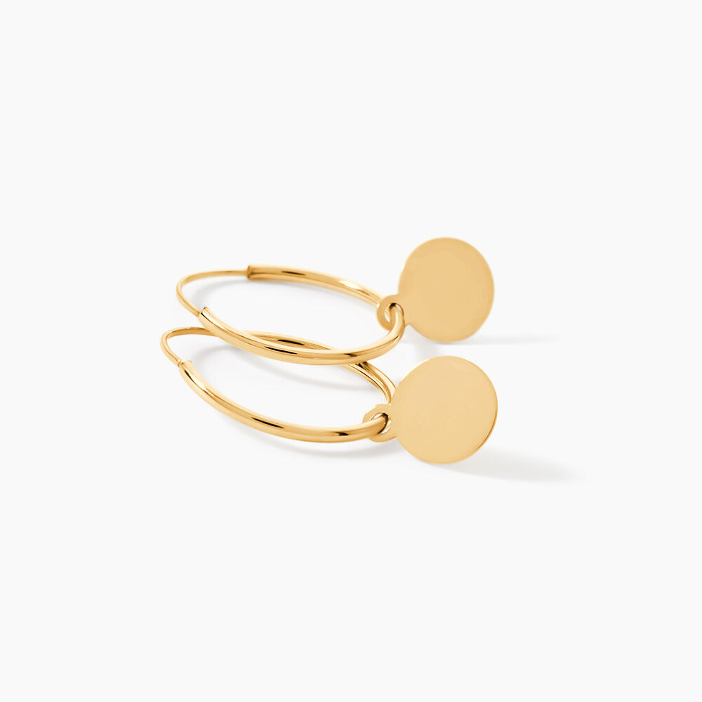 Cr&eacute;oles Belita Or Jaune - Boucles d'oreilles pampille Femme | Marc Orian