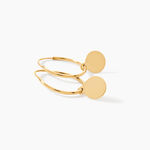 Cr&eacute;oles Belita Or Jaune - Boucles d'oreilles pampille Femme | Marc Orian
