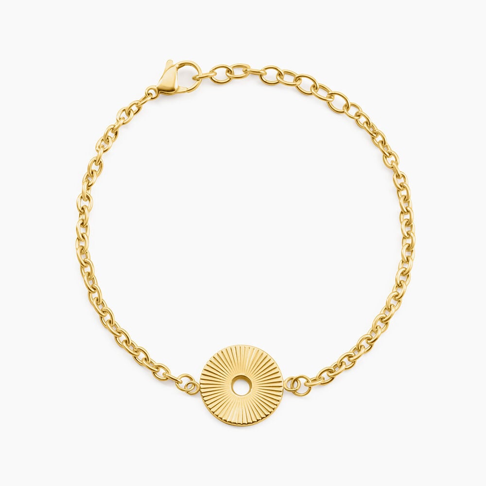 Bracelet Goker Acier Jaune - Bracelets cha&icirc;nes Femme | Marc Orian