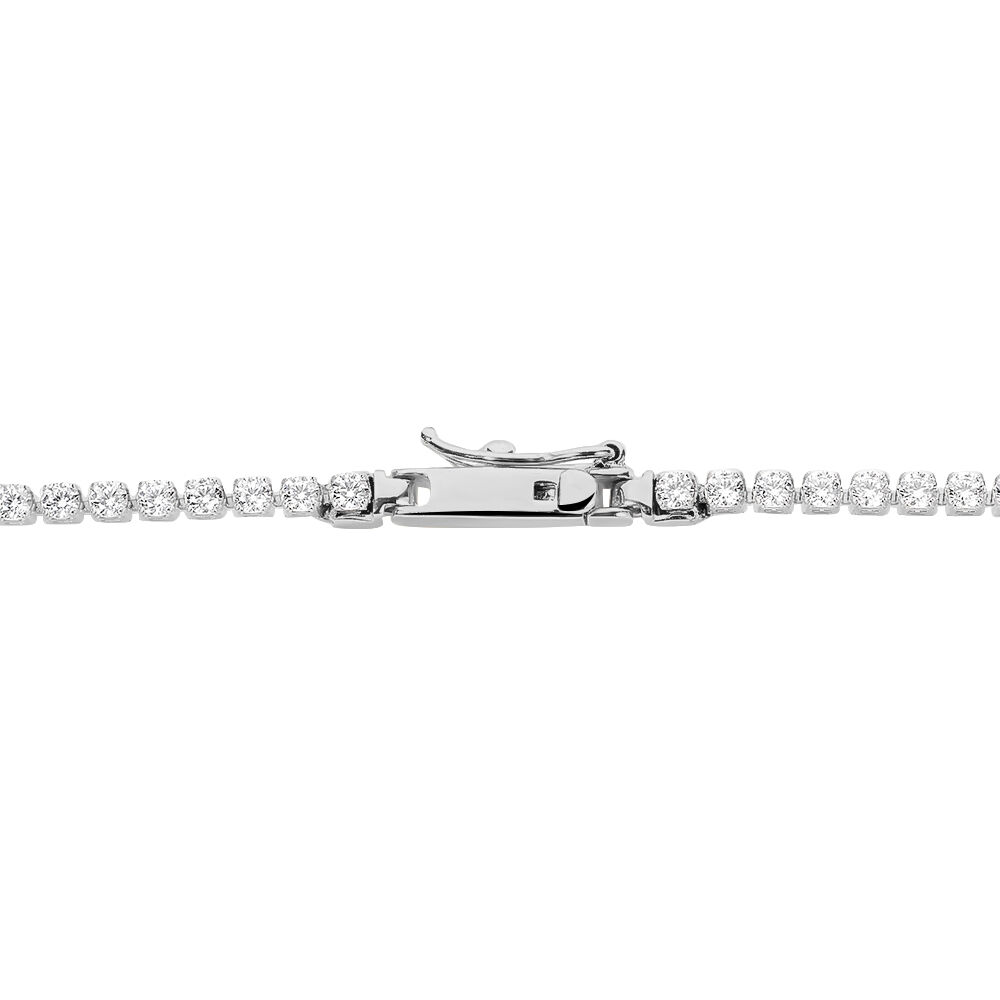 Bracelet Charline Or Blanc Oxyde De Zirconium - Bracelets chaînes Femme | Marc Orian