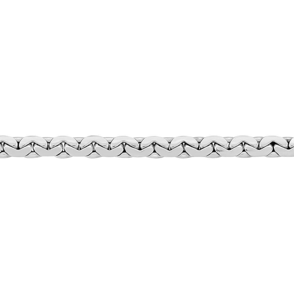Collier Ivy Maille Haricot Or Blanc - Chaines Femme | Marc Orian