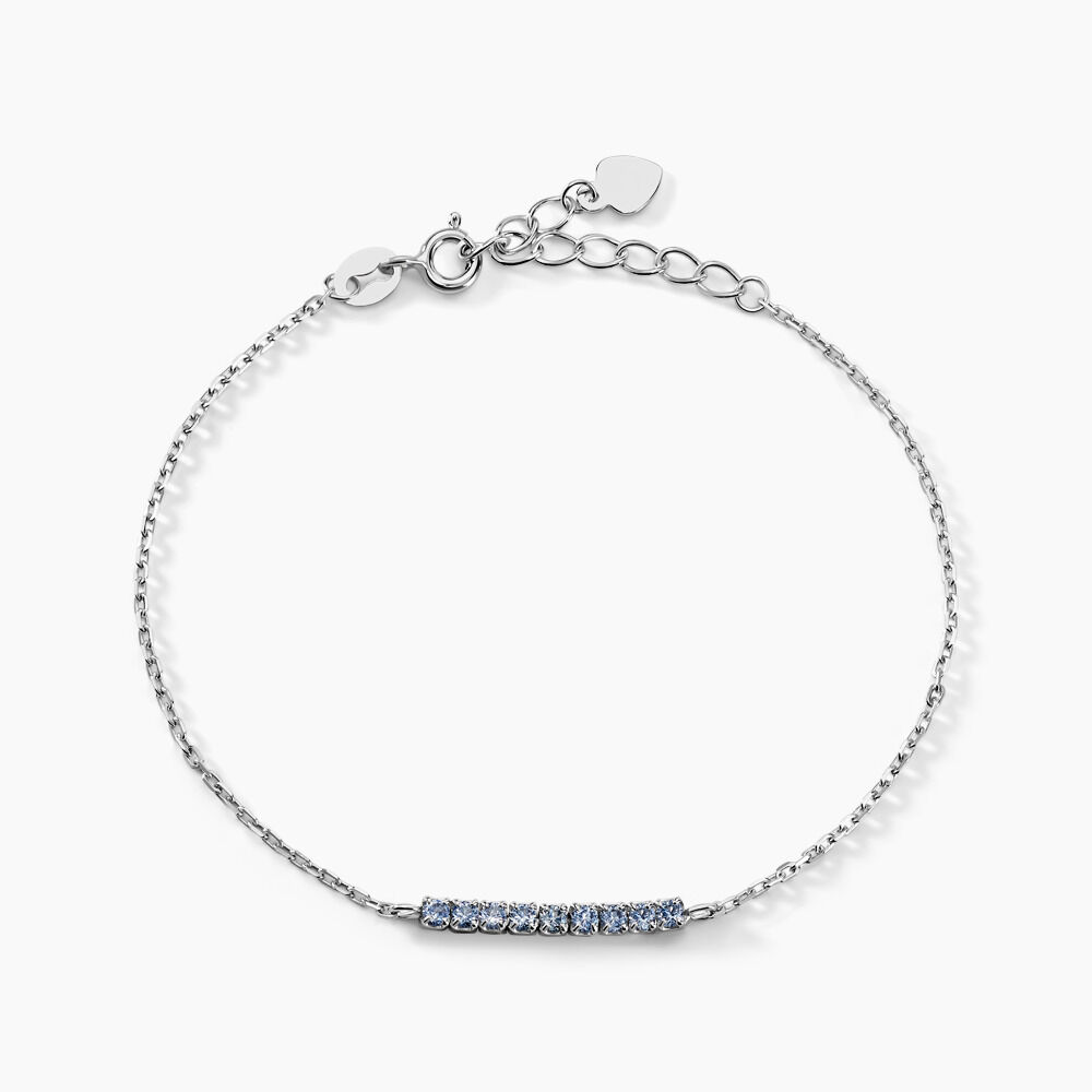 Bracelet Rio Tennis Argent Blanc Oxyde De Zirconium - Bracelets chaînes Femme | Marc Orian
