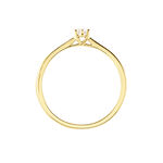 Bague Solitaire Athena Or Jaune Diamant - Parures de mariage Femme | Marc Orian