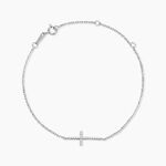 Bracelet Rayan Argent Blanc Oxyde De Zirconium - Bracelets fantaisie Femme | Marc Orian