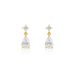 Boucles D'oreilles Pendantes Faas Or Jaune Oxyde De Zirconium - Pendantes Femme | Marc Orian