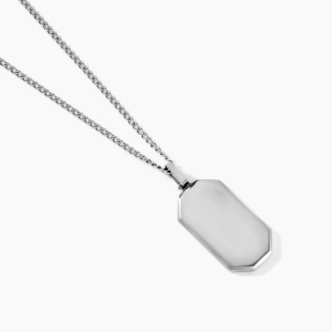 Collier Alessio Acier Blanc - Colliers Homme | Marc Orian
