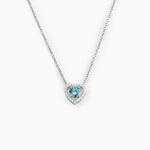 Collier Suzon Argent Blanc Oxyde De Zirconium - Colliers avec pierres Femme | Marc Orian