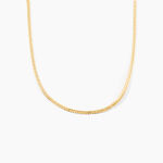 Collier Izel Maille Anglaise Or Jaune - Colliers ete Femme | Marc Orian