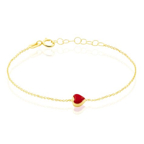 Bracelet Coralie Coeur Or Jaune - Bracelets chaînes Enfant | Marc Orian