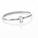 Bague Solitaire Argent Blanc  1er Solitaire Oxyde De Zirconium - Bijoux fantaisie Femme | Marc Orian