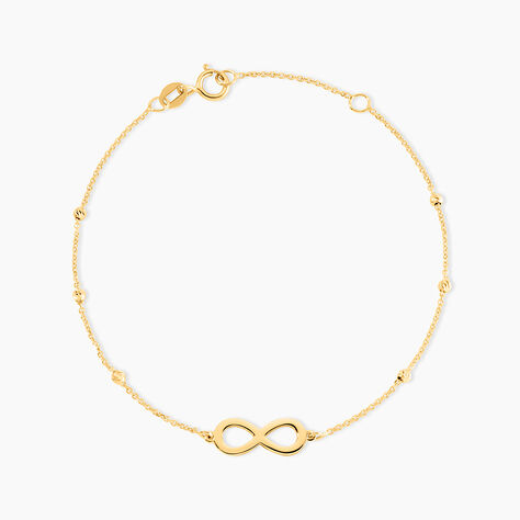Bracelet Mimy Infini Boules Or Jaune - Bracelets chaînes Femme | Marc Orian