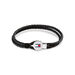 Bracelet Tommy Hilfiger Bruce Cuir De Veau Noir - Bracelets cuir Homme | Marc Orian