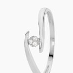 Bague Nolah Or Blanc Diamant - Parures de mariage Femme | Marc Orian