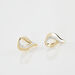 Boucles D'oreilles Puces Goccie Or Jaune Diamant - Puces Femme | Marc Orian