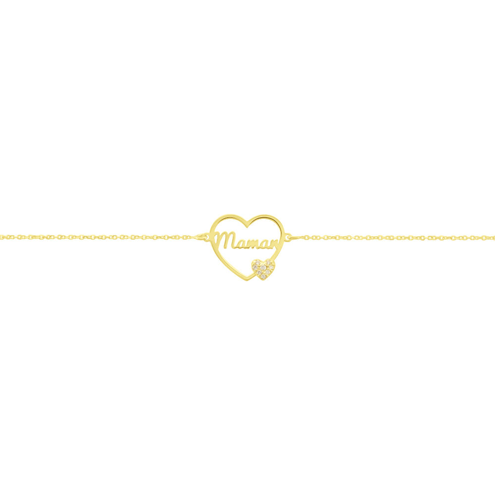 Bracelet Verohanta Or Jaune Oxyde De Zirconium - Bracelets cha&icirc;nes Femme | Marc Orian