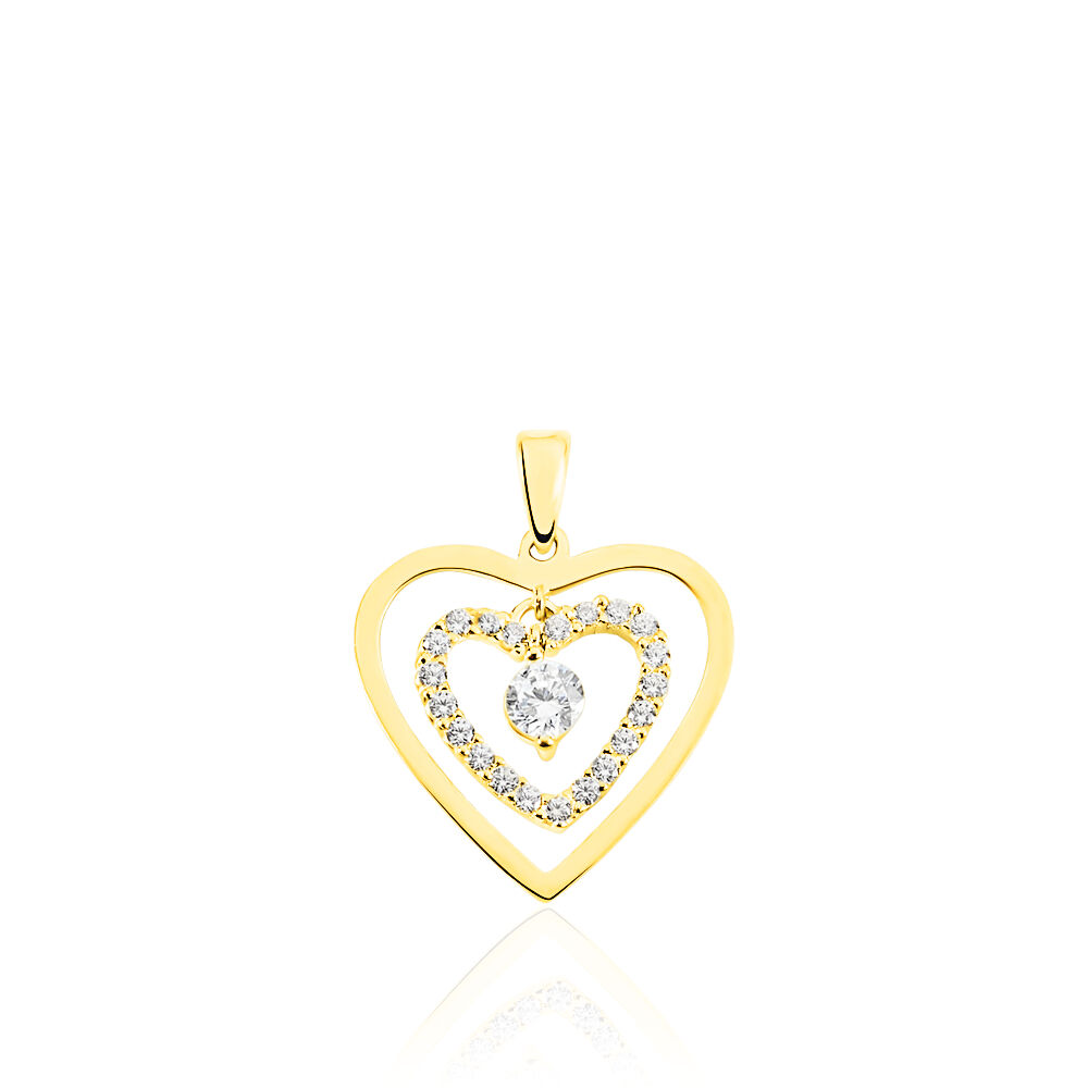 Pendentif Ademe Or Jaune Oxyde De Zirconium - Pendentifs Femme | Marc Orian