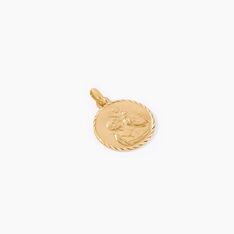 Pendentif Saint Christophe Diamante Or Jaune - Pendentifs Famille | Marc Orian