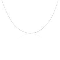 Chaine Ylsa Argent Blanc
