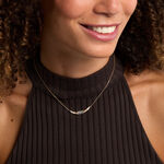 Collier Pierrine Argent Dor&eacute; A L'Or 750/1000 Quartz - Colliers avec pierres Femme | Marc Orian