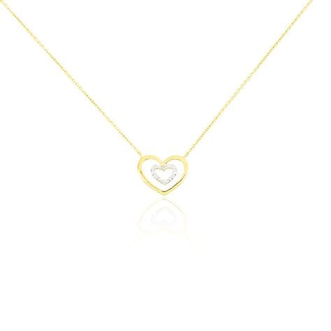 Collier Or Jaune Juliame Diamants - Colliers avec pierres Femme | Marc Orian
