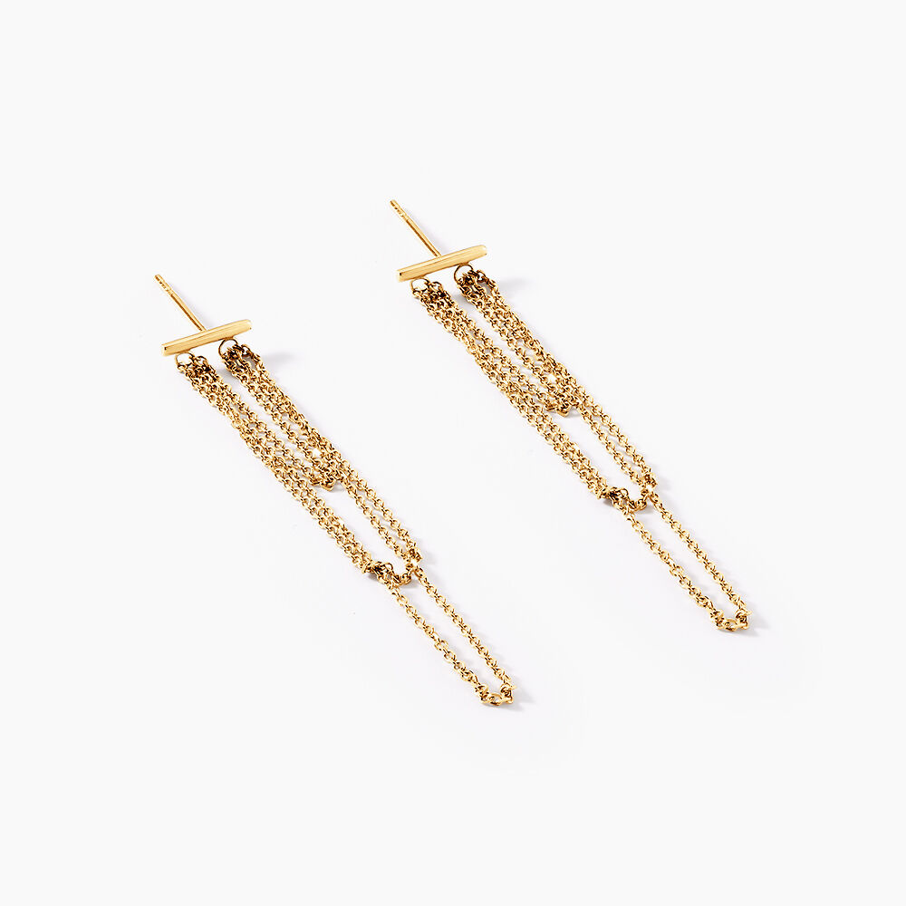 Boucles D'oreilles Pendantes Triora Or Jaune - Pendantes Femme | Marc Orian
