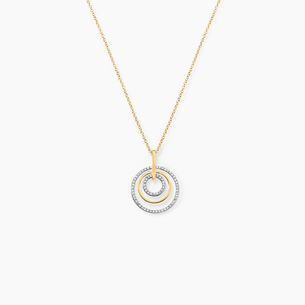 Collier Dorotea Or Jaune Diamant - Colliers avec pierres Femme | Marc Orian