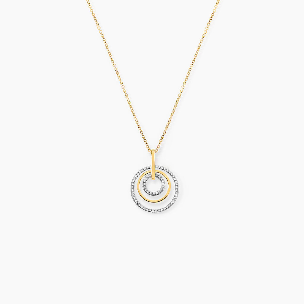 Collier Dorotea Or Jaune Diamant - Colliers avec pierres Femme | Marc Orian