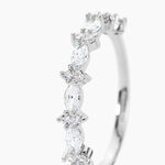 Bague Argent Blanc Eclat D'Aurore Oxydes De Zirconium - Bijoux fantaisie Femme | Marc Orian