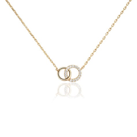 Collier Poeae Plaqué Or Jaune Oxyde De Zirconium - Colliers avec pierres Femme | Marc Orian