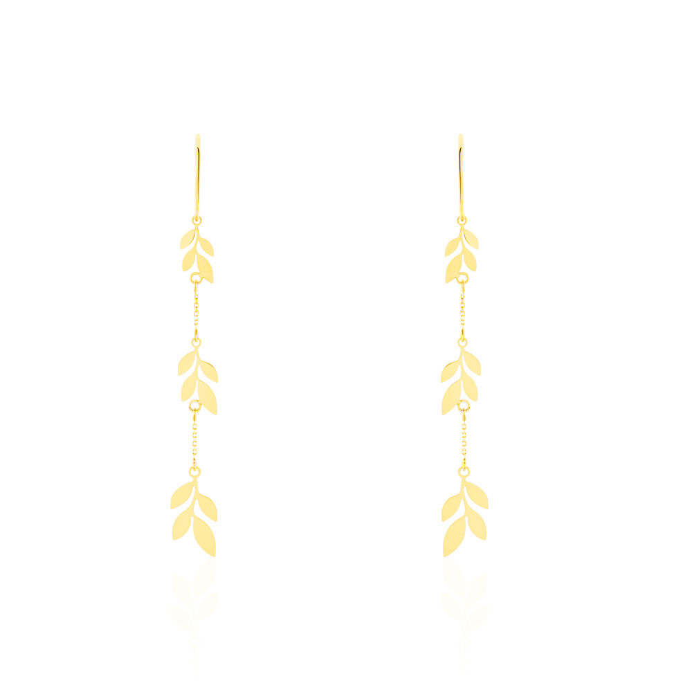 Boucles D'oreilles Pendantes Edinna Or Jaune -  Femme | Marc Orian