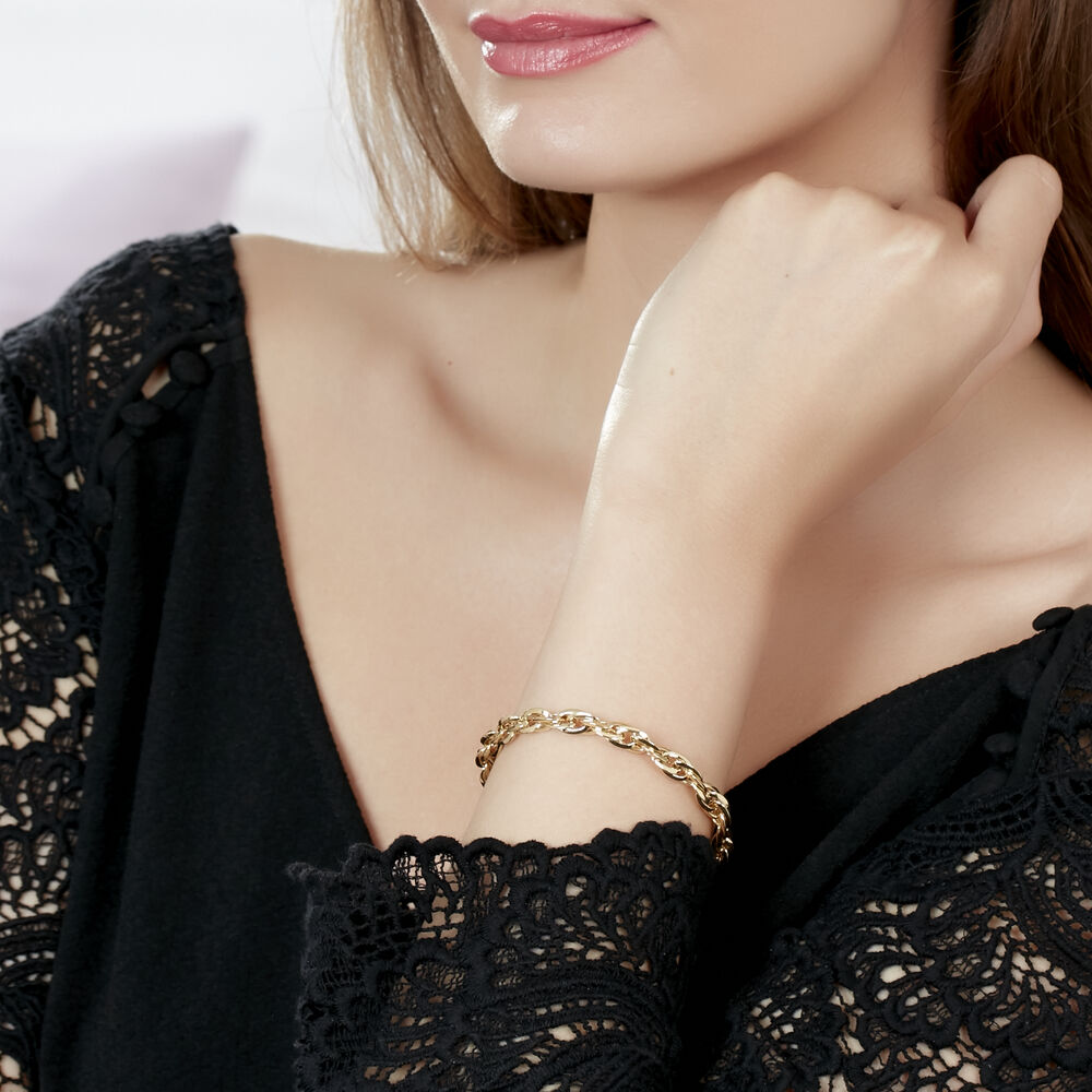 Bracelet Izar Torsadee Or Jaune - Bracelets mailles Femme | Marc Orian