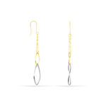 Boucles D'oreilles Pendantes Benedicte Or Bicolore - Pendantes Femme | Marc Orian