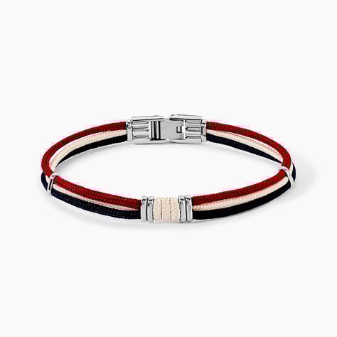 Bracelet Floryseae Acier Blanc - Bracelets cordons Homme | Marc Orian