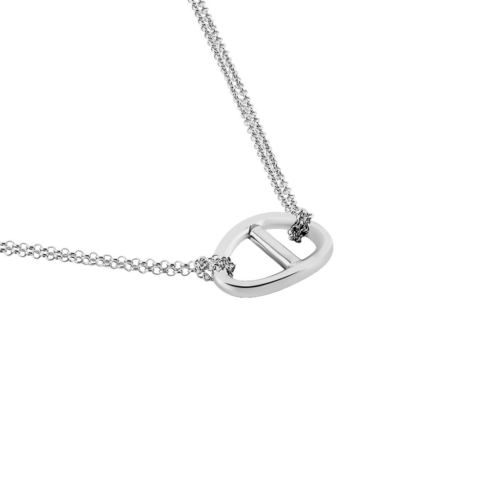 Collier Abdon Argent Blanc - Colliers multirangs Femme | Marc Orian