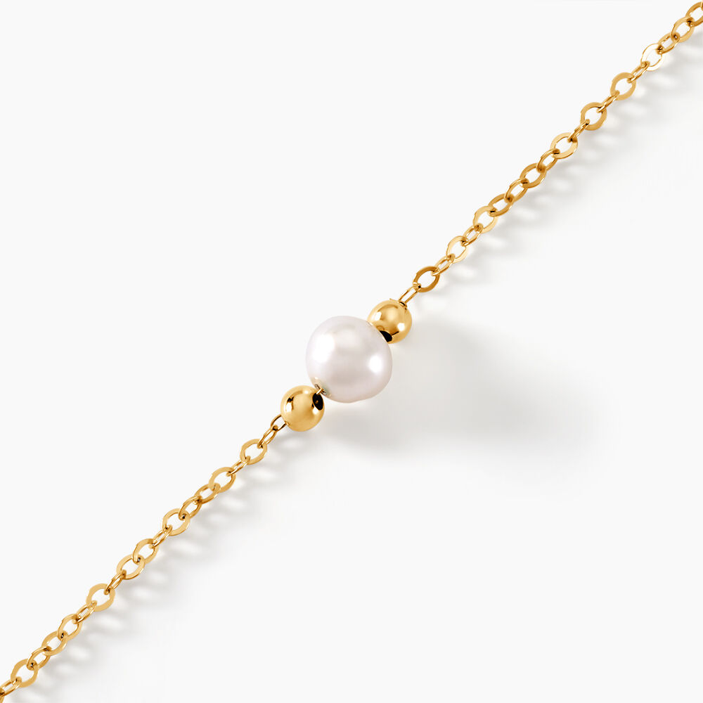 Bracelet Cannelle Or Jaune Perle De Culture - Bracelets chaînes Femme | Marc Orian
