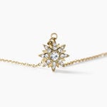 Collier Eva Acier Jaune Oxyde De Zirconium - Colliers avec pierres Femme | Marc Orian