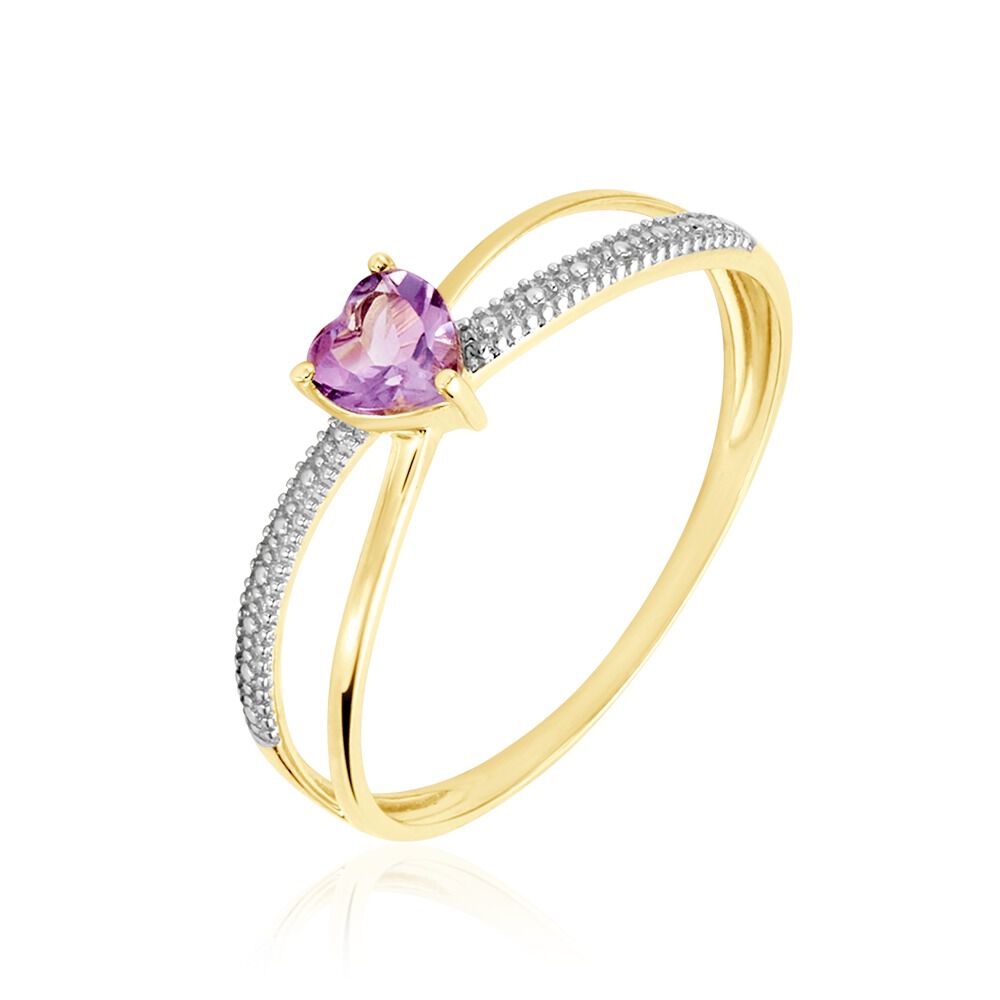 Bague Rory Or Jaune Amethyste - Bagues pierres fines Femme | Marc Orian