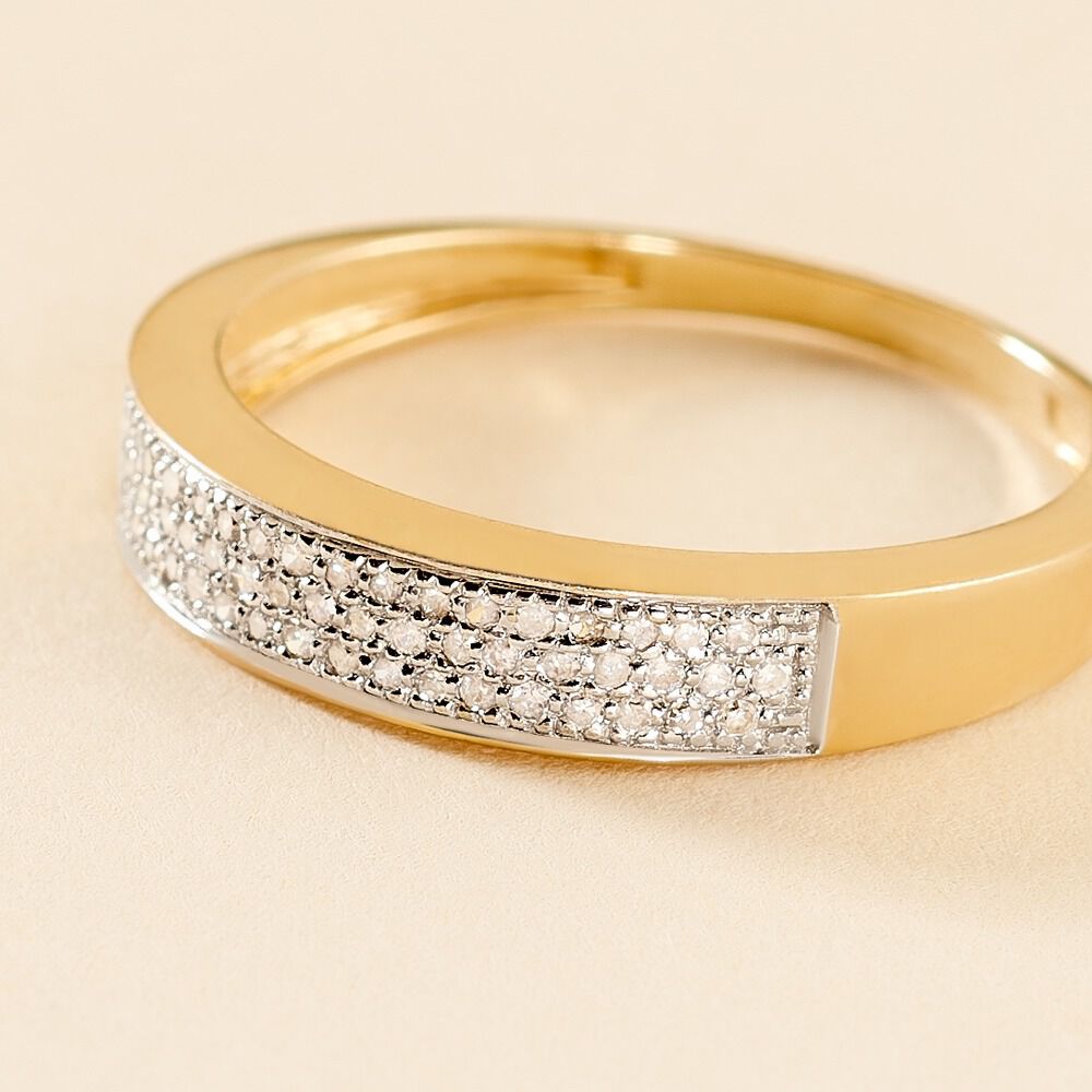 Bague Serafina Or Jaune Diamant - Parures de mariage Femme | Marc Orian