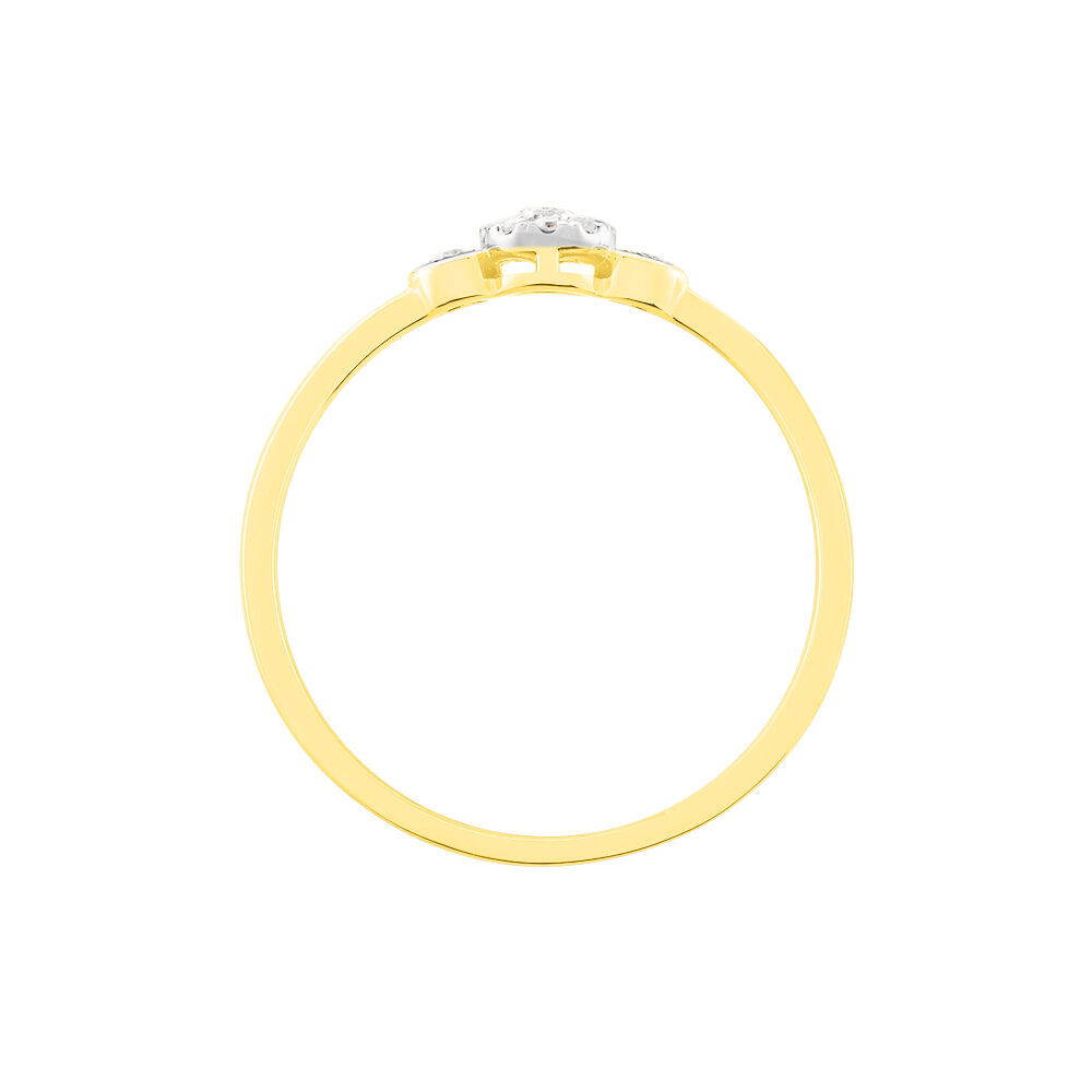 Bague Cesarita Or Jaune Diamant - Bagues fiançailles Femme | Marc Orian