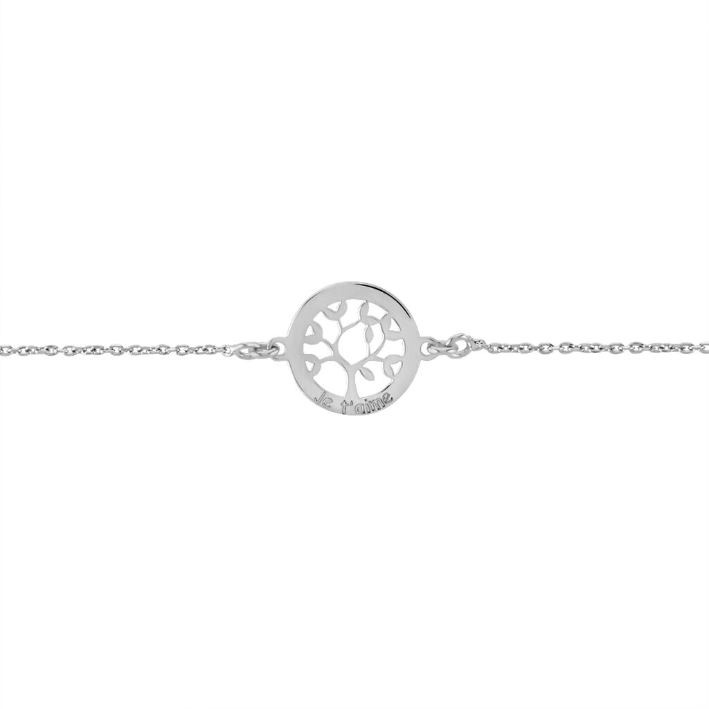 Bracelet Argent Blanc Vroon - Bracelets chaînes Femme | Marc Orian