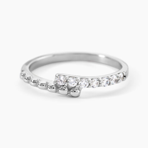 Bague Pisa Argent Blanc Oxyde De Zirconium - Bijoux fantaisie Femme | Marc Orian