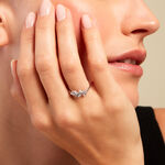 Bague Fidelis Or Blanc Oxyde De Zirconium - Bagues avec pierre Femme | Marc Orian