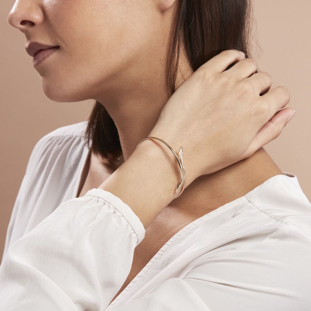 Bracelet Jonc Wandala Plaqué Or Jaune - Bracelets Ethniques Femme | Marc Orian